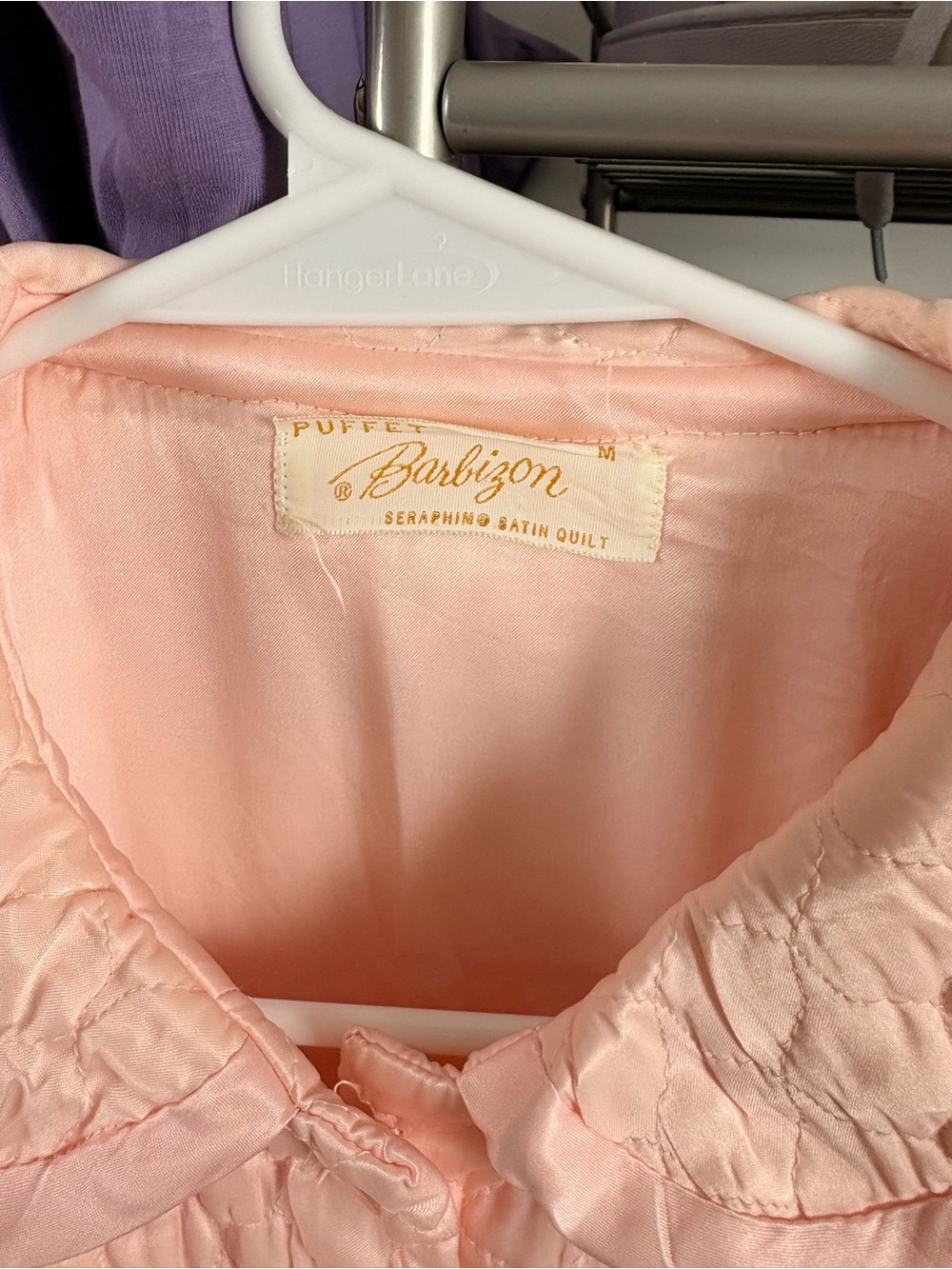 Seraphina Satin Lounge jacket True Vintage Medium - Picture 3 of 3